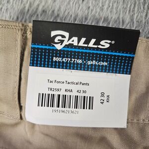NEW GALLS Tac Force Tactical Cargo Pants Men Size 42 x 30 TR2597‎ Light Khaki